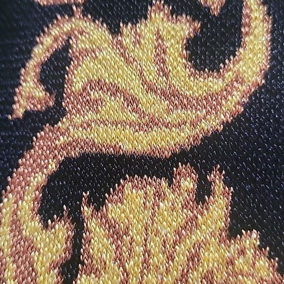 NWT Torn Ronny Kobo XS Baroque Vivienne Peplum Sweater Top Coquette Goth Black - Picture 9 of 10